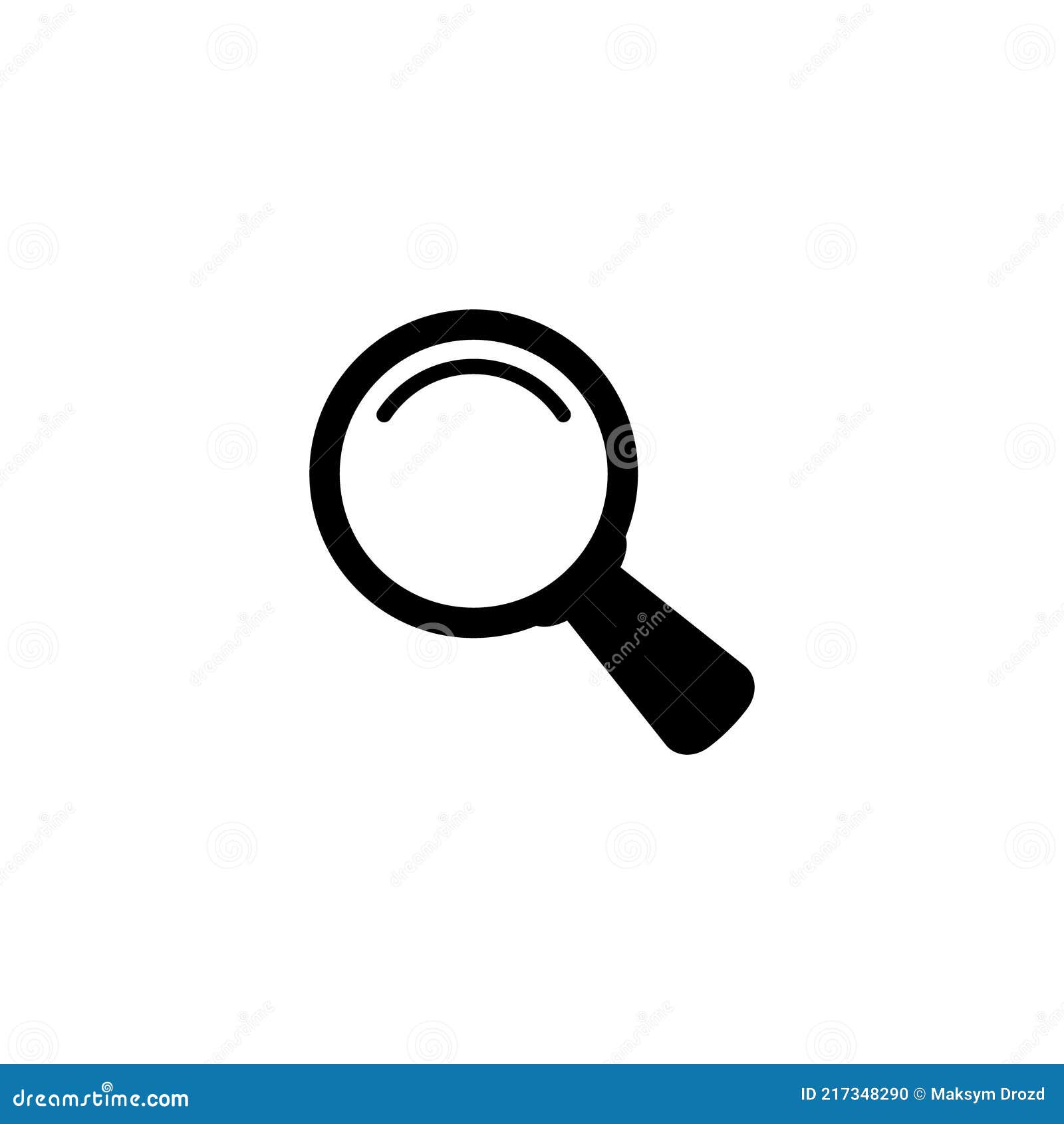 Magnifying Glass Icon Vector. Loupe Zooming Icons Illustration. Web or ...