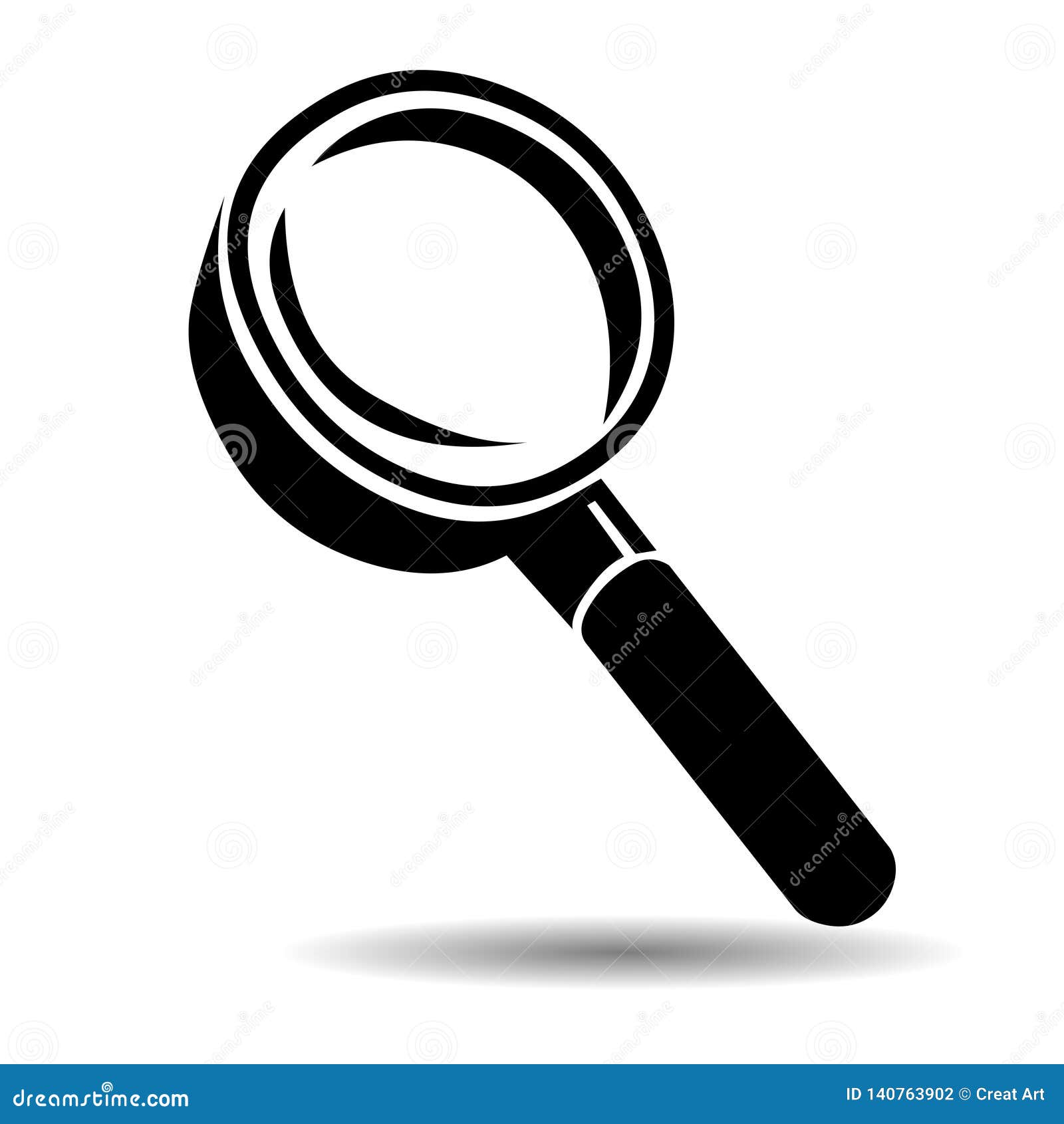 Magnifying Glass Vector Icon Logo Illustration Stock Vector ...