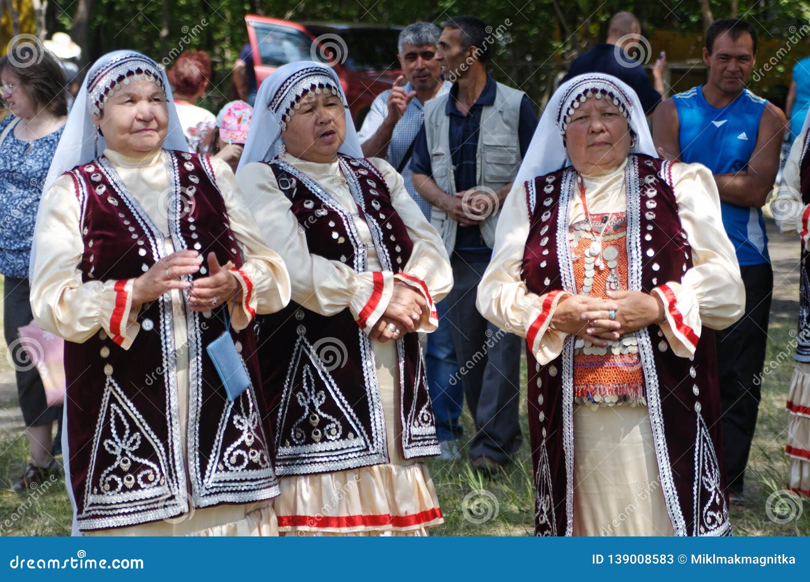 Magnitogorsk, Russia, - June, 14, 2014. Older Women in National ...