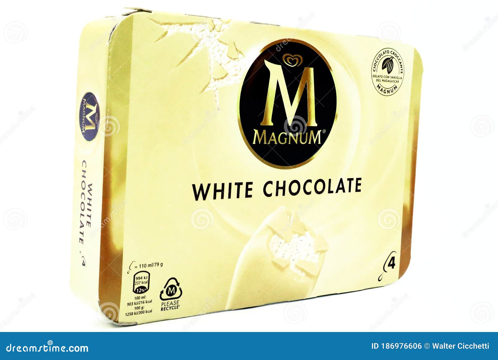 Magnum Algida Ice Cream. Magnum Algida is a Brand of Unilever Editorial Photo Image of magnum