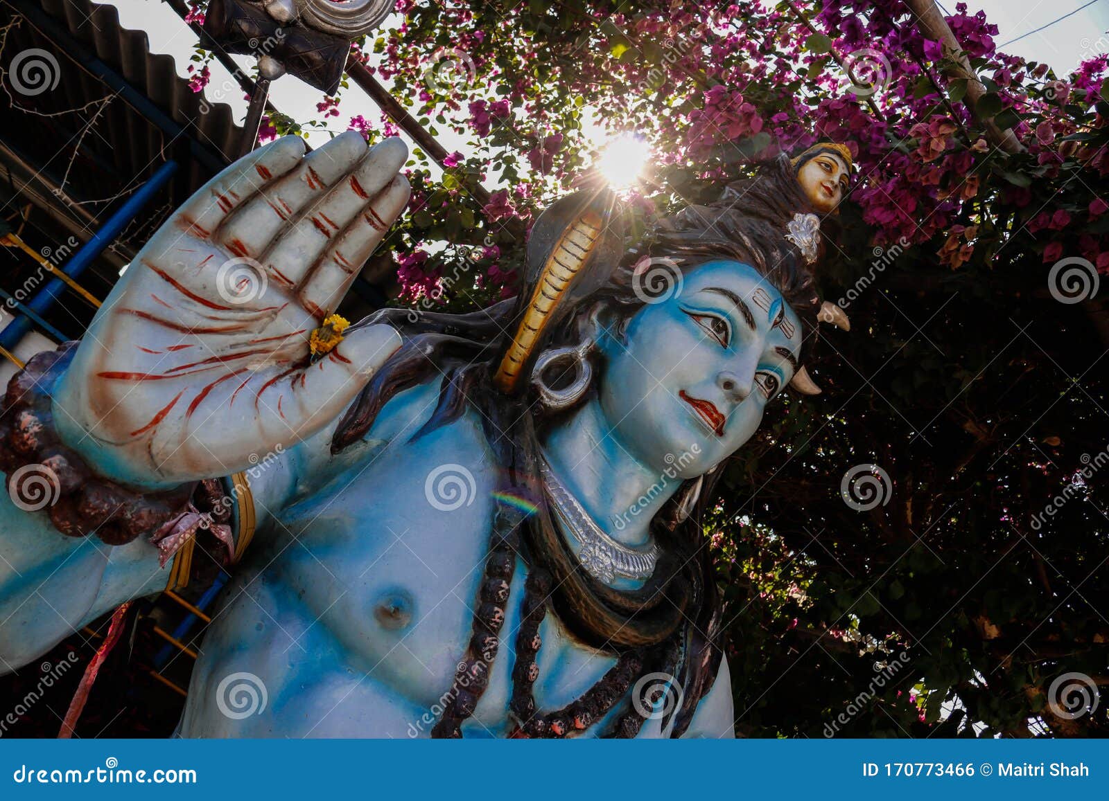 MAHADEVA STATUE at FALDHARA, VALSAD Stock Photo - Image of bhairav ...