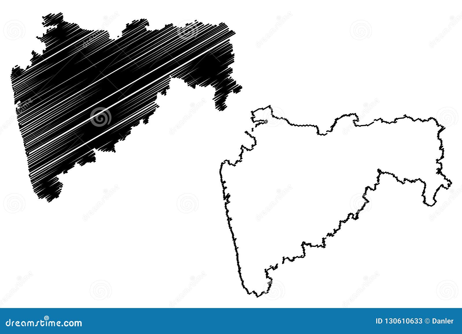 Nandurbar District Maharashtra State, Nashik Division, Republic of India Map  Vector Illustration, Scribble Sketch Nandurbar Map Stock Vector -  Illustration of country, county: 219944098