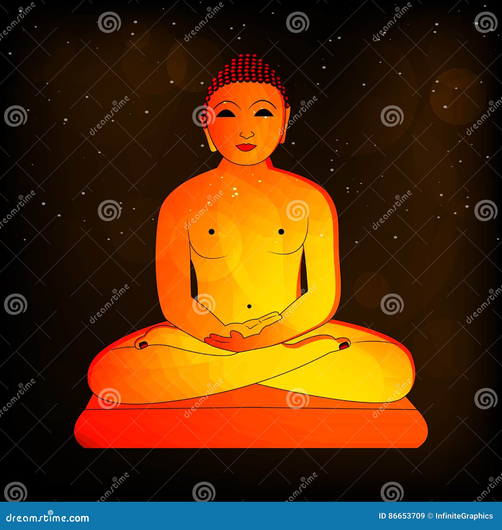 SHSWorks Lord Mahavira Framed Digital Reprint Wall Art Canvas Painting  Signed by Artist  Copyright Protected Artwork Multicolour 15x17 Inch   Amazonin Home  Kitchen