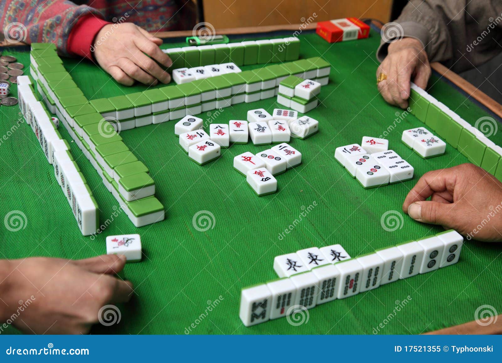 Mahjong Solitaire stock image. Image of chinese, asia - 100025657