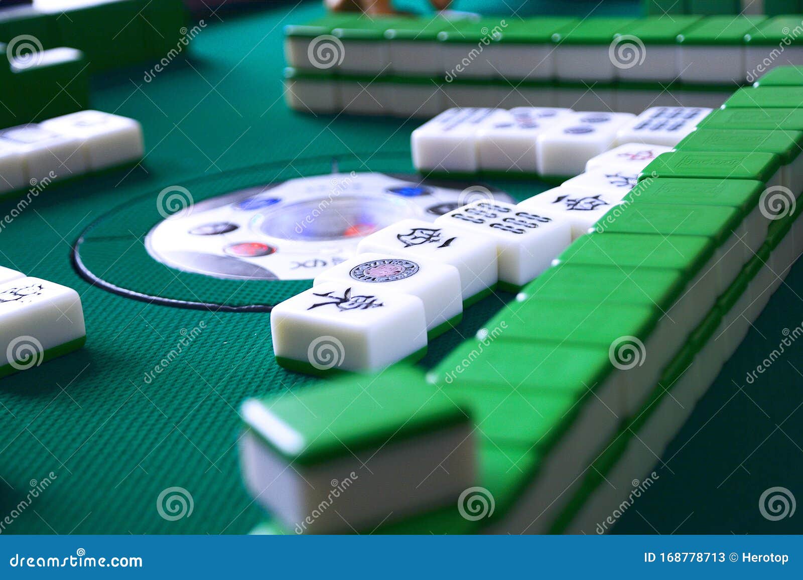 Mahjong and Mahjong Tables. Stock Image Image of game, sport 168778713