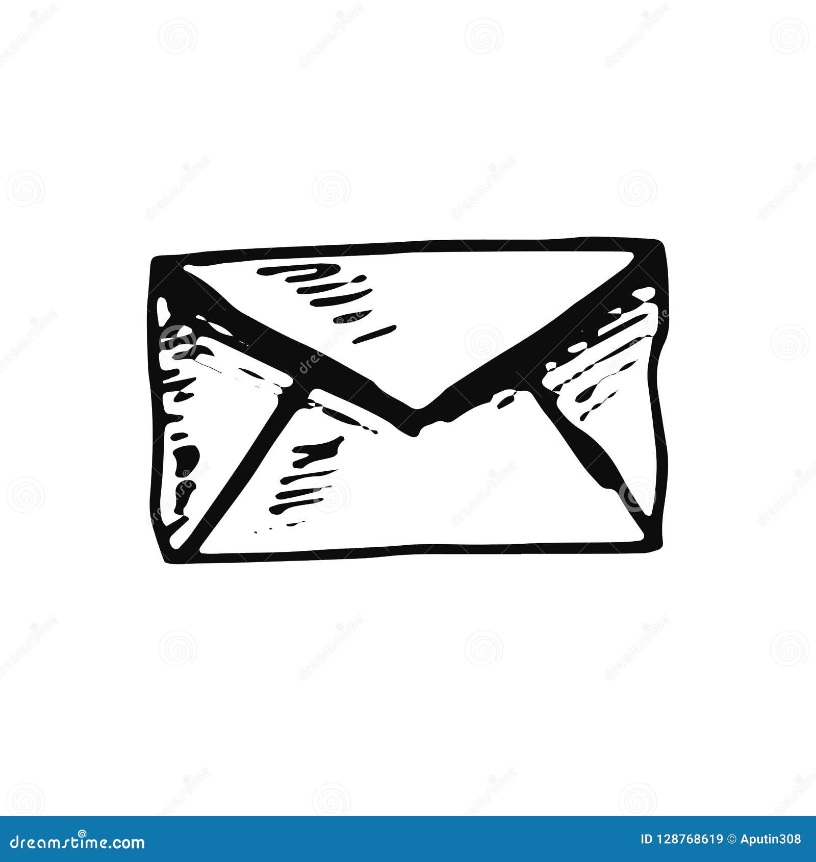 Premium Vector  Hand drawn sketch icon envelope
