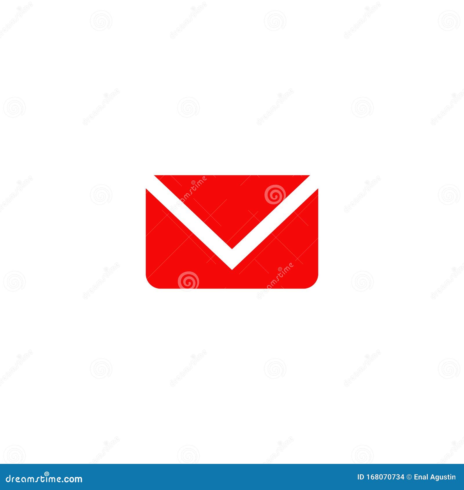 Mail Icon Logo Design Vector Illustration Template Stock Vector