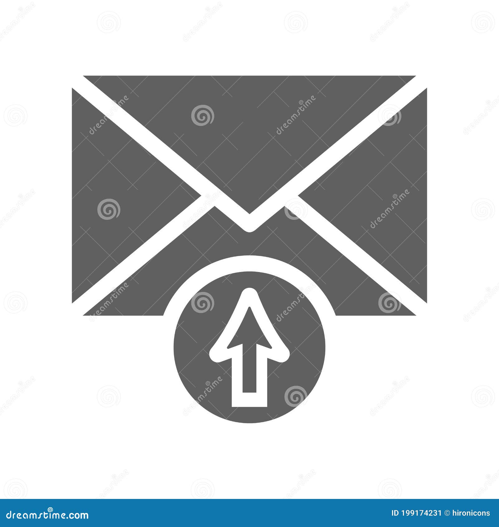 Email, Open Mail, New Email Icon Stock Illustration - Illustration of  communication, sign: 158557376