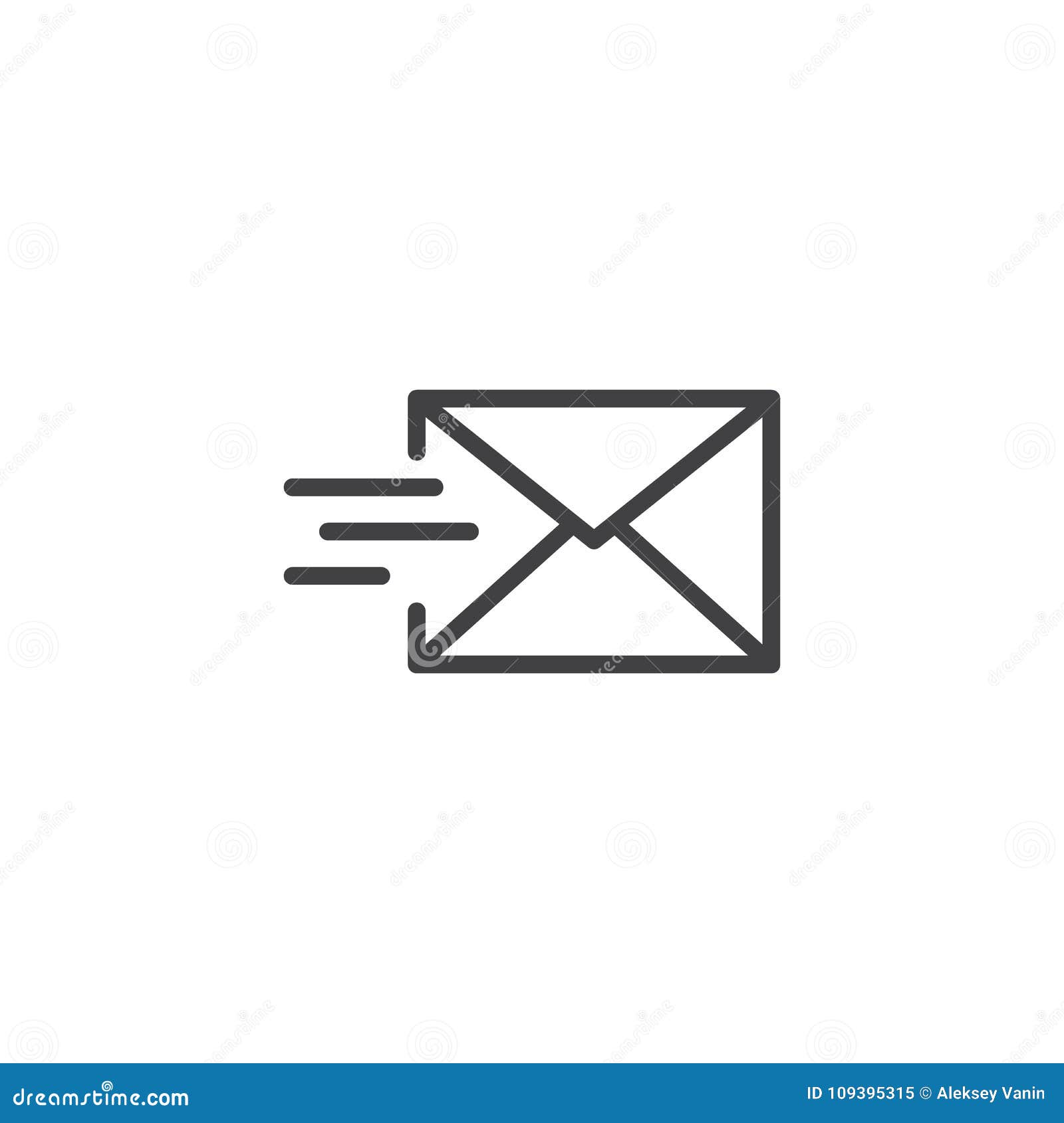 mail send line icon