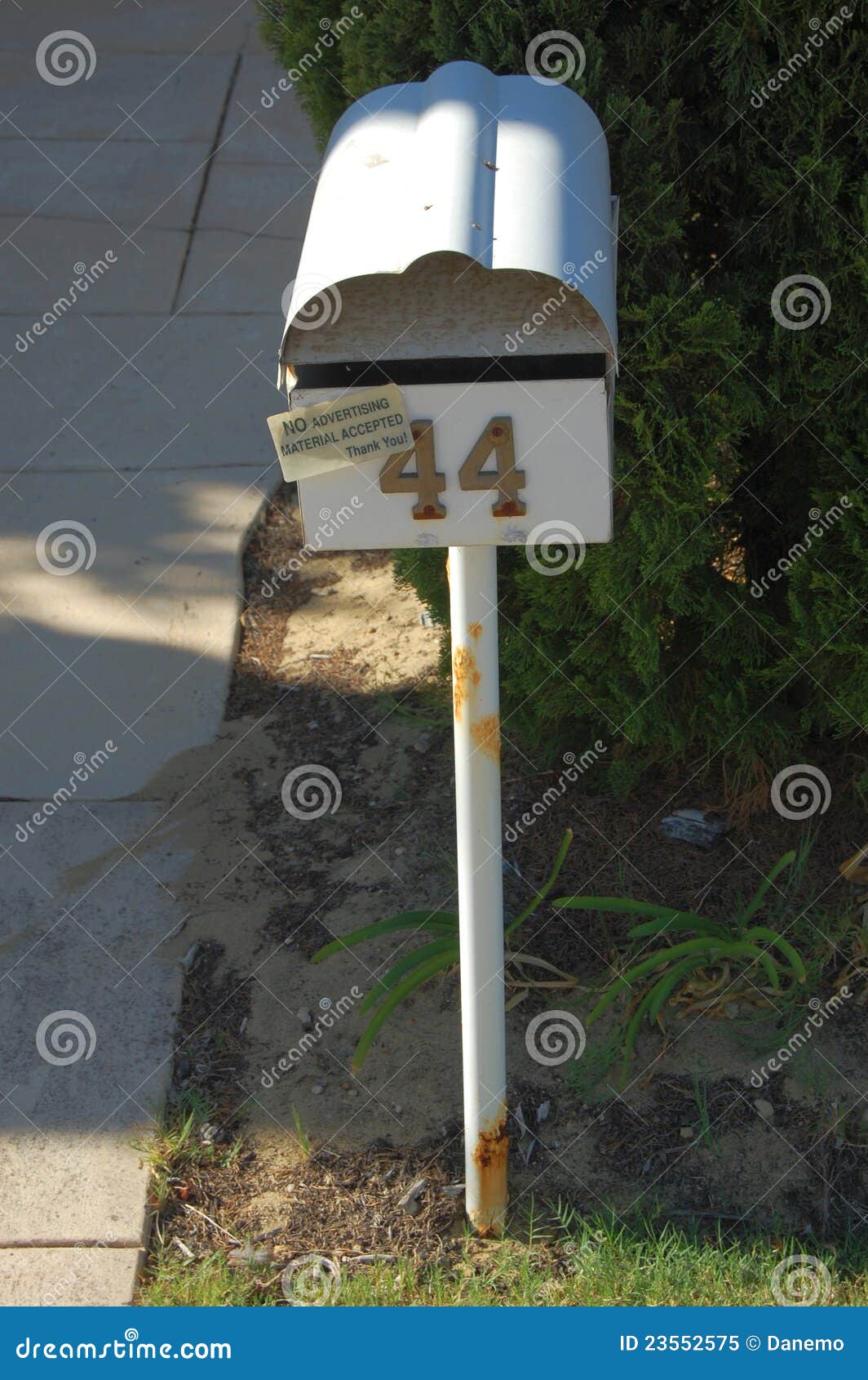Mailbox stock image. Image of post, australia, junk, newspaper 23552575