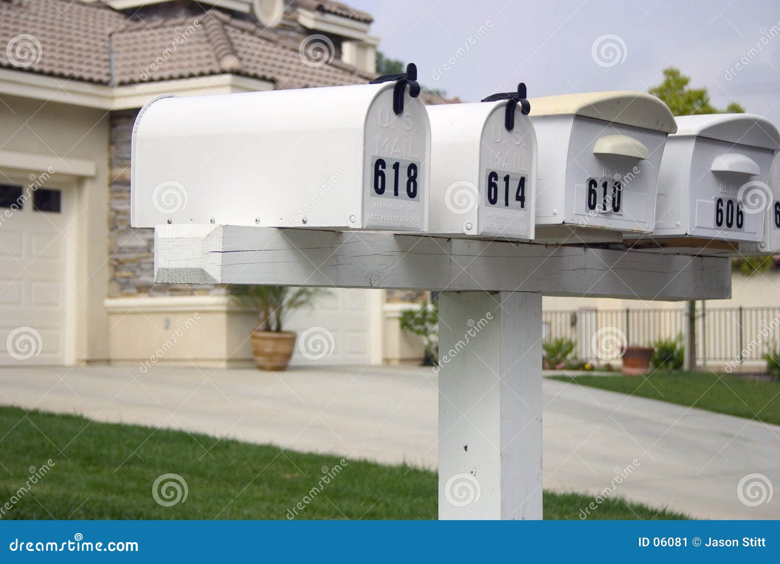 Mailboxes editorial photo. Image of postal, neighborhood 6081