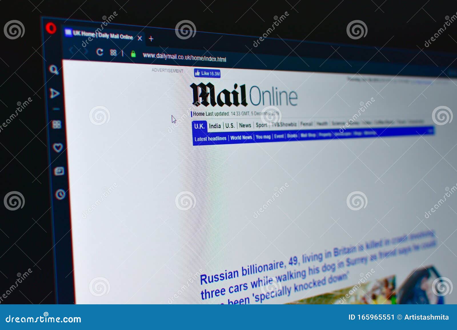 Mail on Computer Screen Editorial Image of computer, 165965551