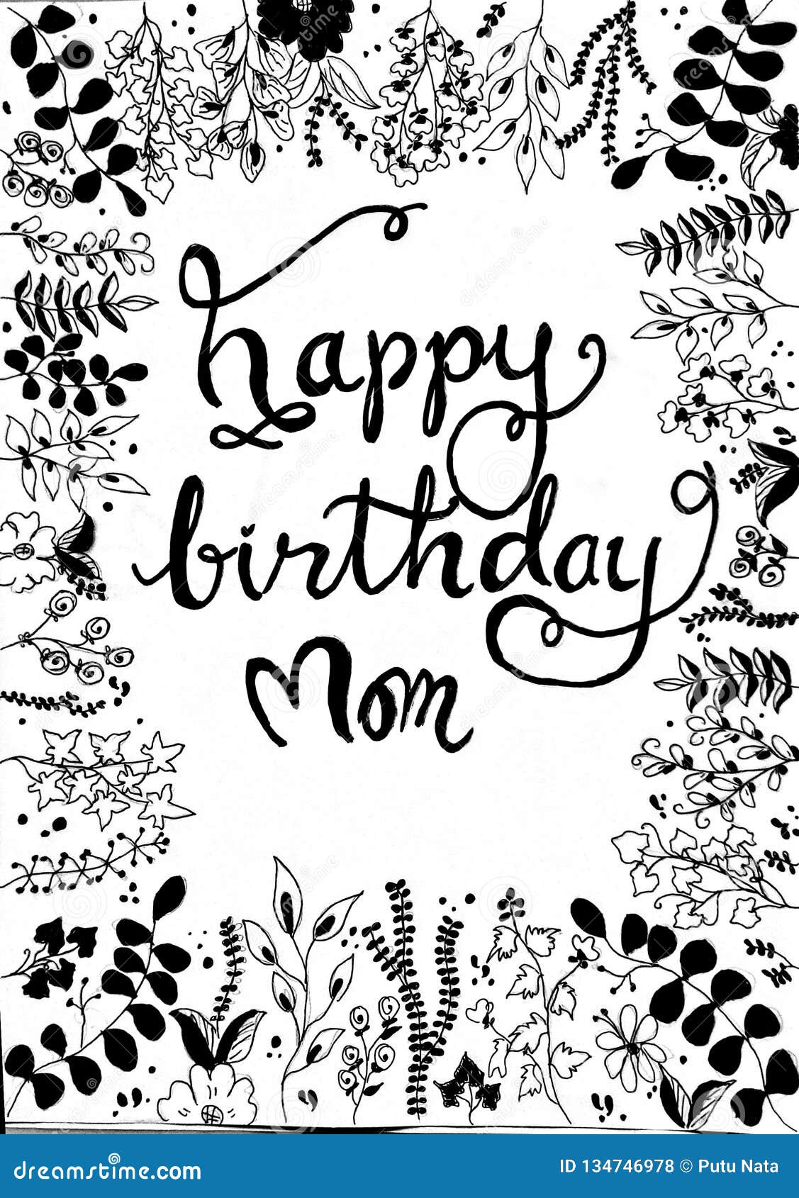 Main Ecrivant Le Joyeux Anniversaire Illustration Stock Illustration Du Botanique Griffonnage Main Ecrivant Le Joyeux Anniversaire Illustration Stock Illustration Du Botanique Griffonnage