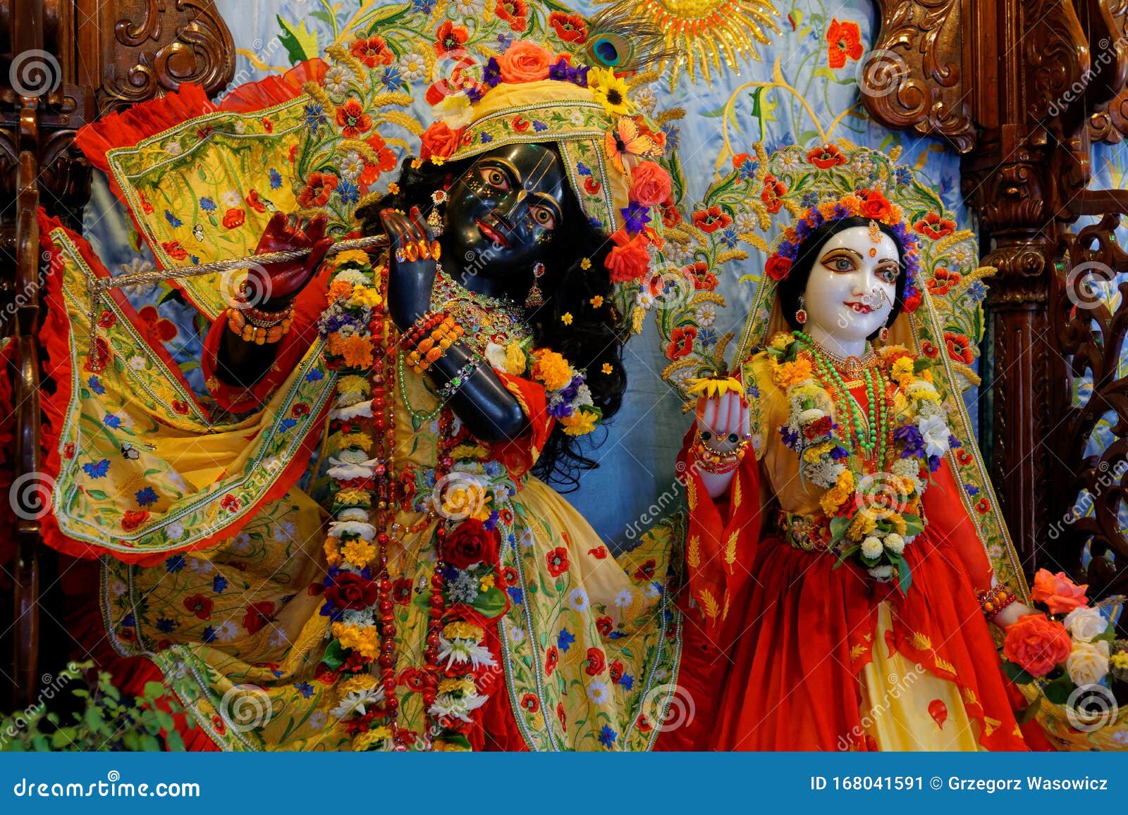 Hare Krishna Temple in Lucay-Le-Male, France Editorial Photography