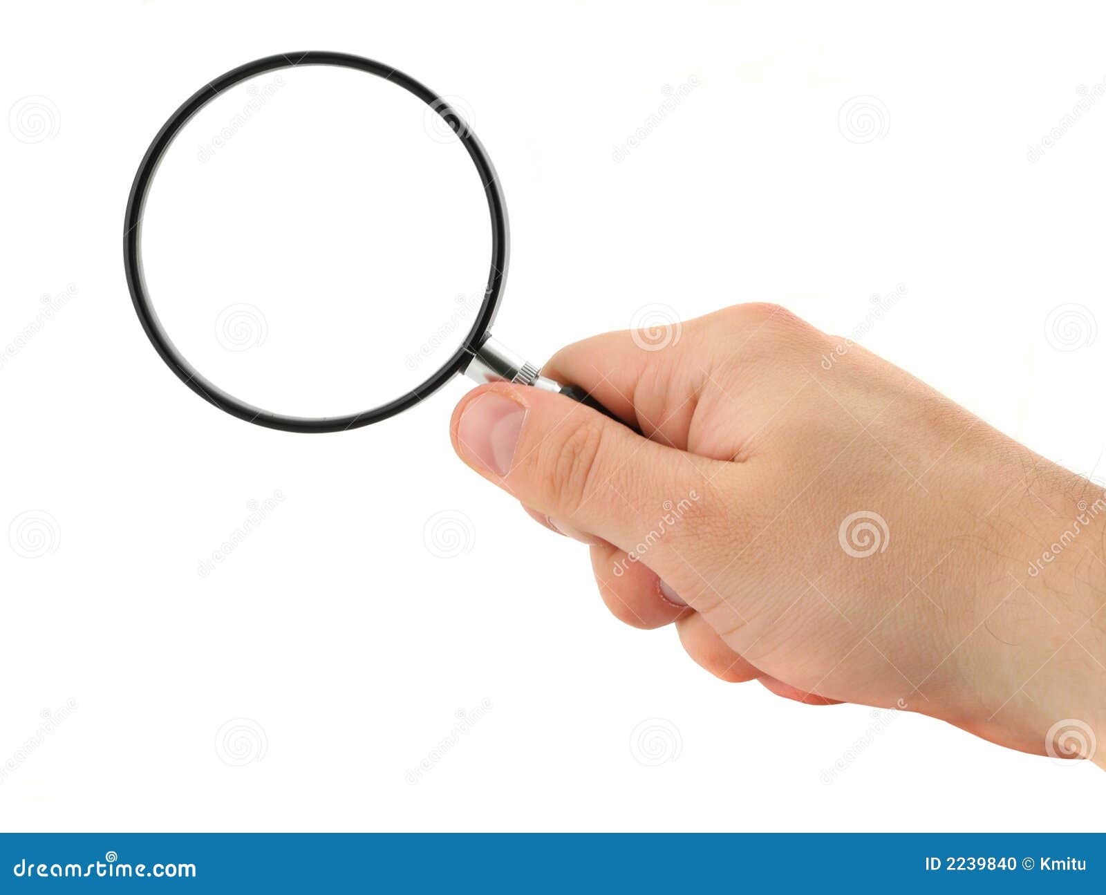Main avec la loupe photo stock. Image du main, traitement 2239840
