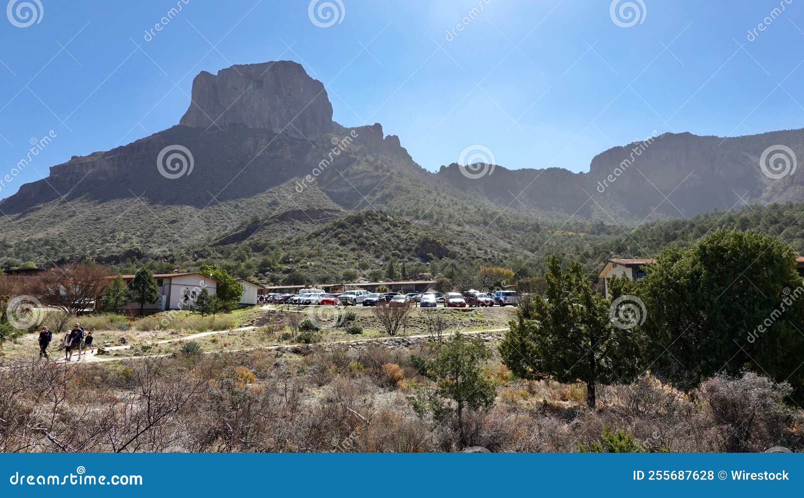 Main Camp at Big Bend National Park. Stock Photo Image of park, view