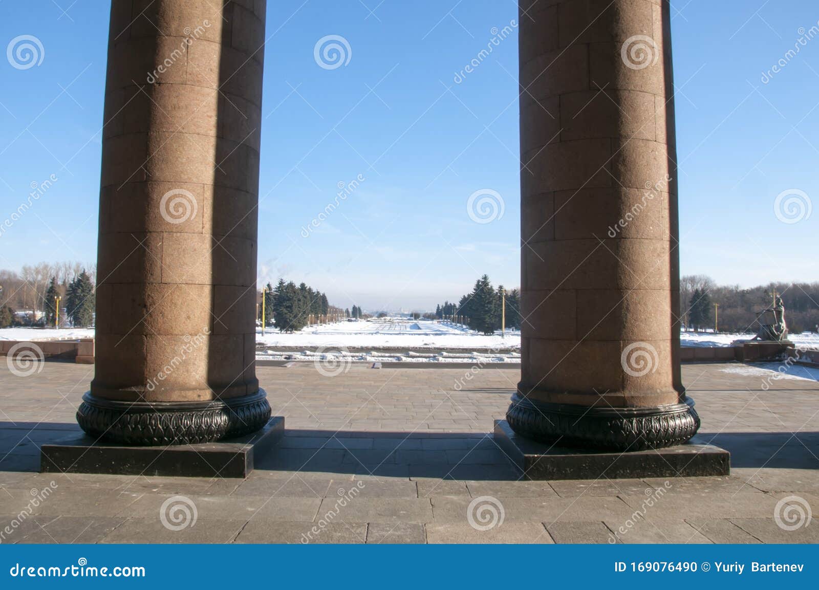 the main columns of the moscow state university