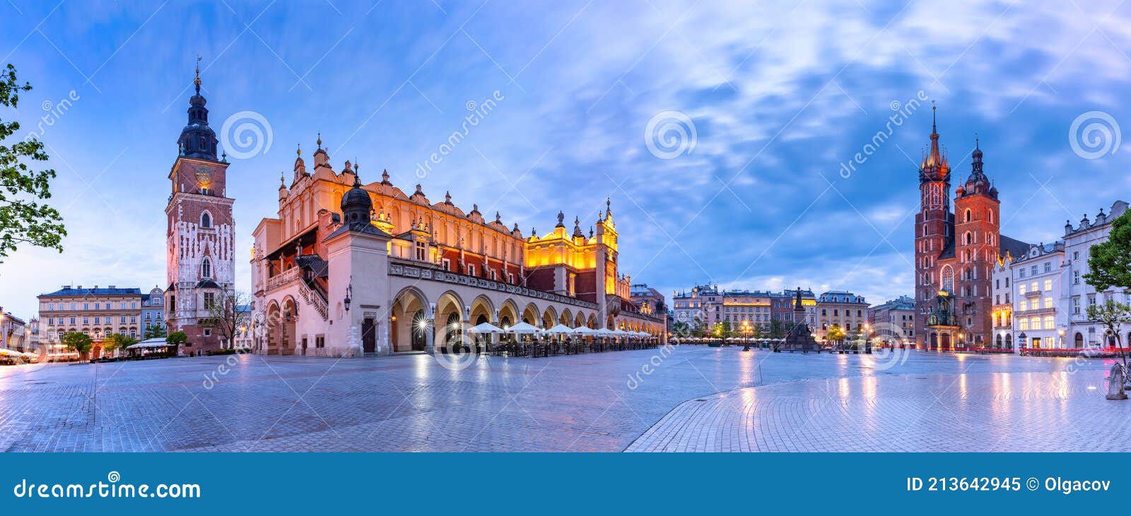 main market square, krakow, poland