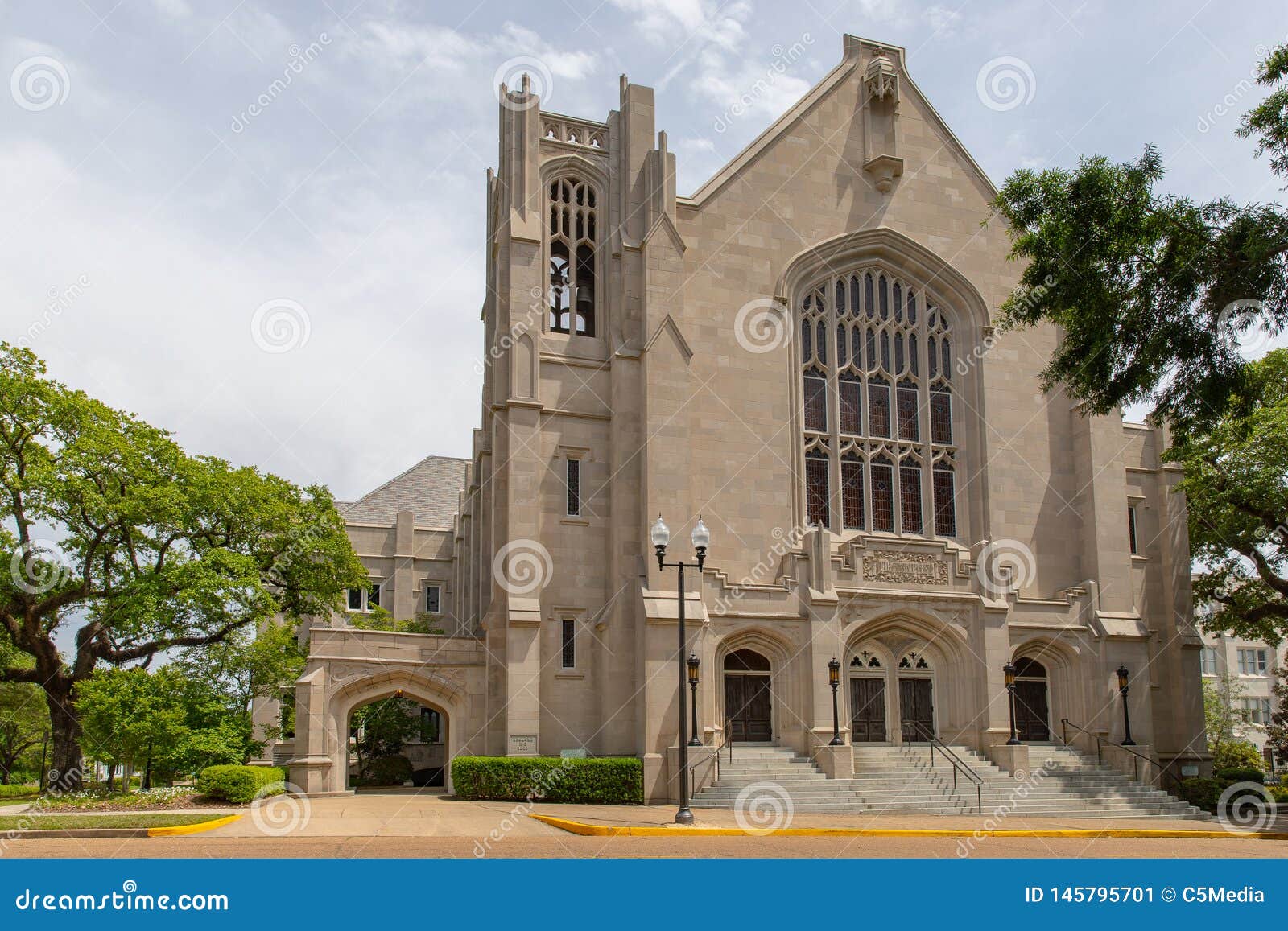Jackson, MS / USA April 23, 2019 First Baptist Church of Jackson