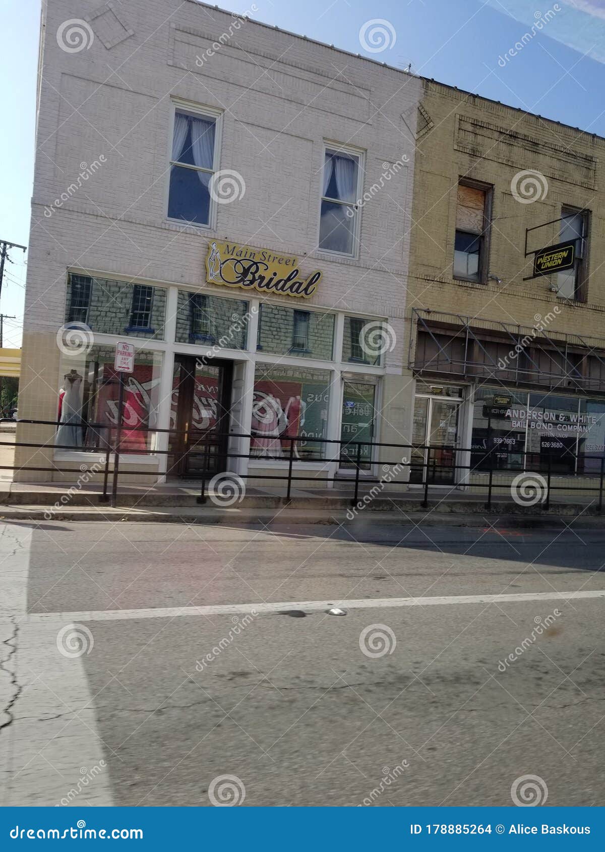 Main Street Bridal in Belton, Texas Editorial Stock Image Image of