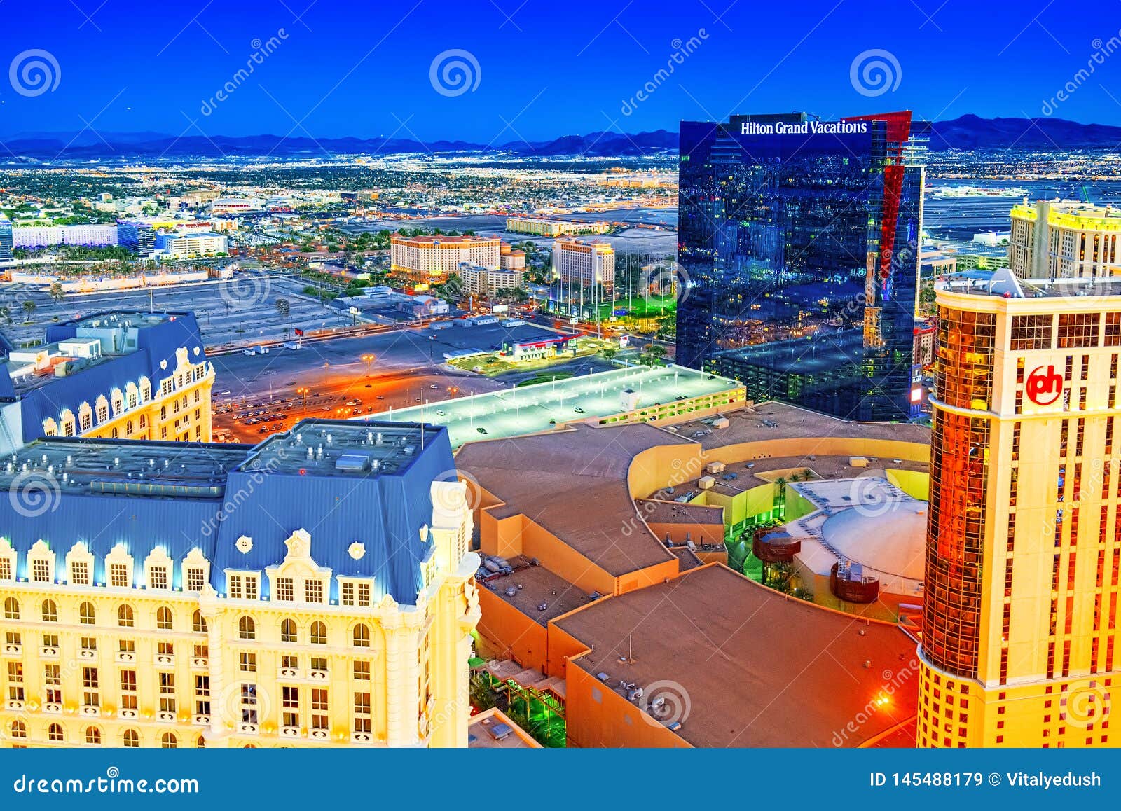 Main Street Of Las Vegas is The Strip In Evening Time Editorial Stock limited-edition-feel-safe-at-night-sleep-with-a-cop-just-released