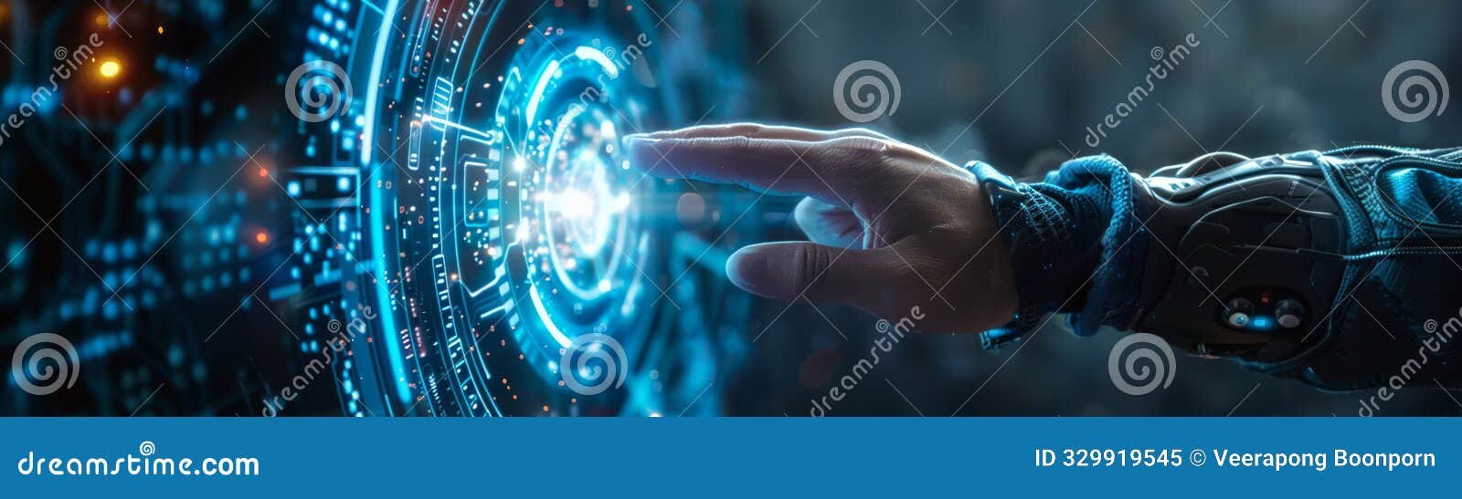 main visual for tech brand innovative and futuristic