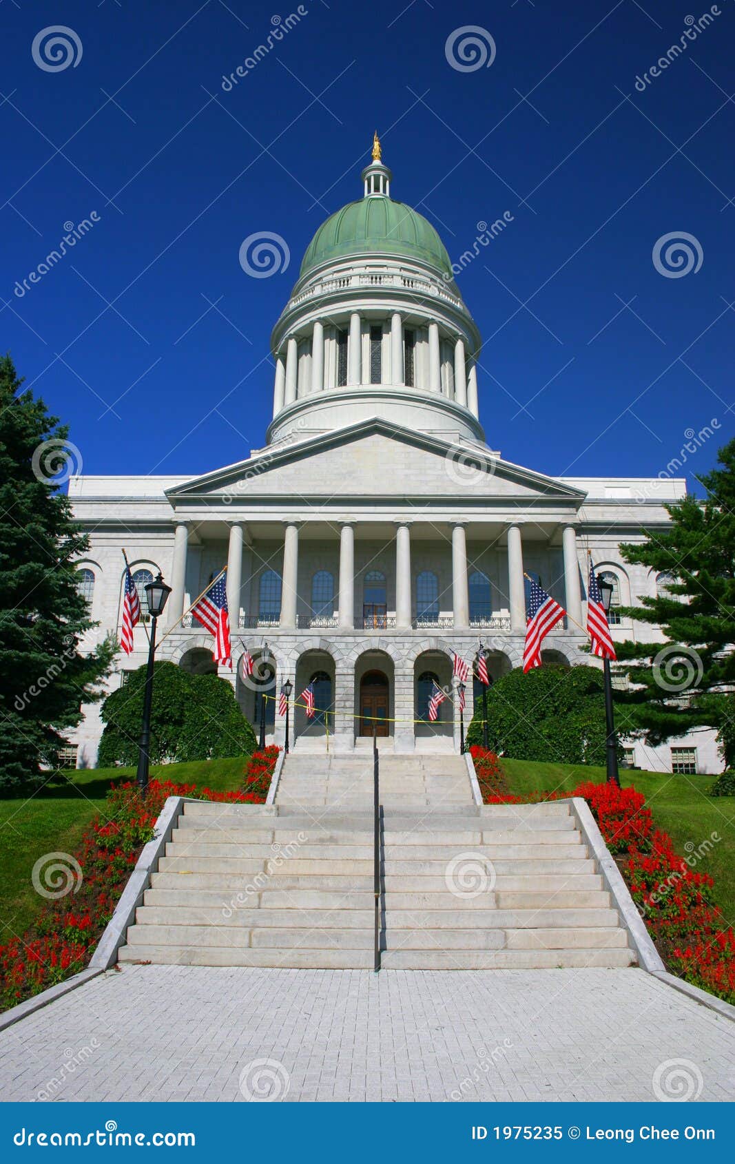 Maine State House, Augusta stock image. Image of landmark 1975235