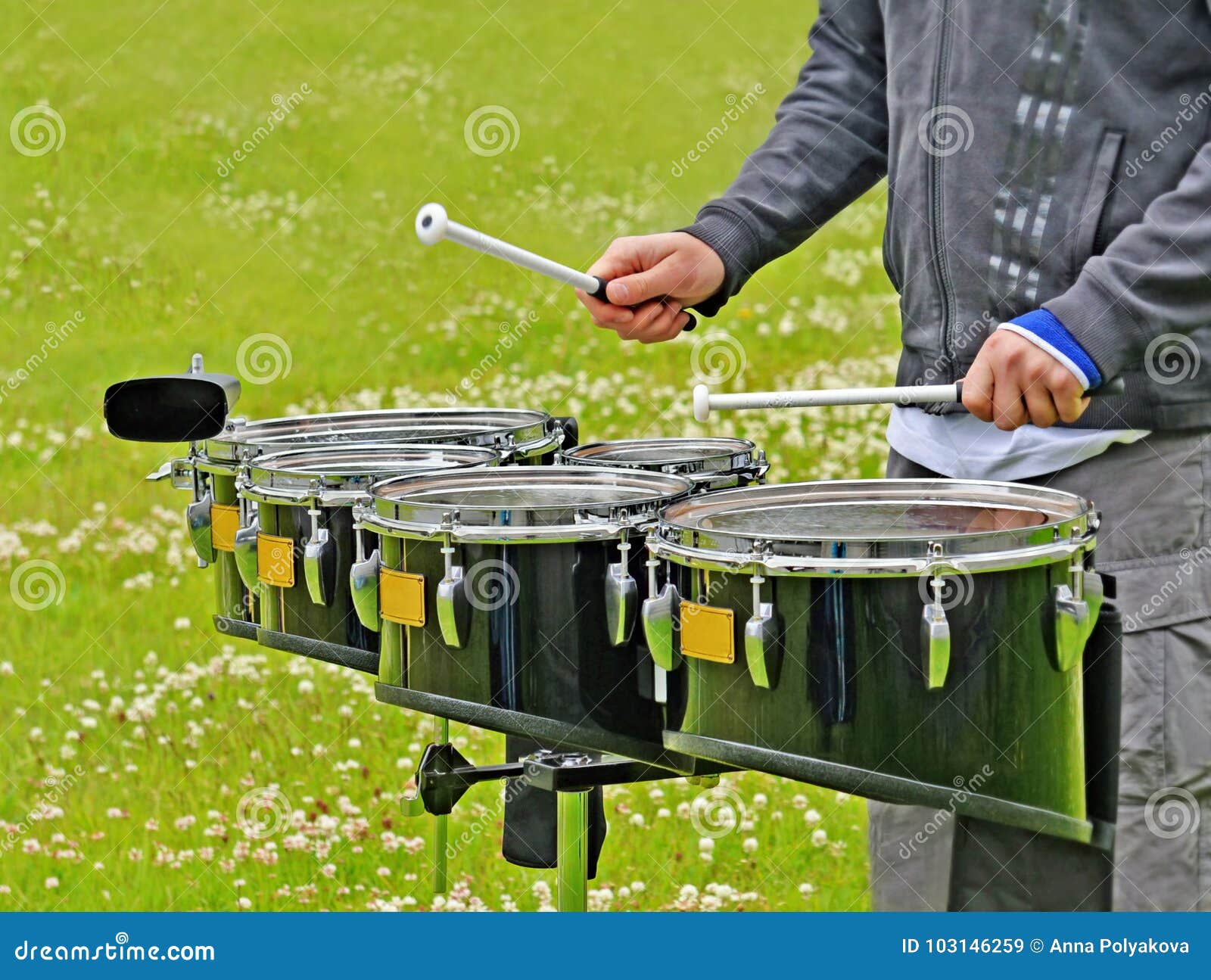 Hztyyier Instrument De Musique Miniature Modèle Réplique Tambour