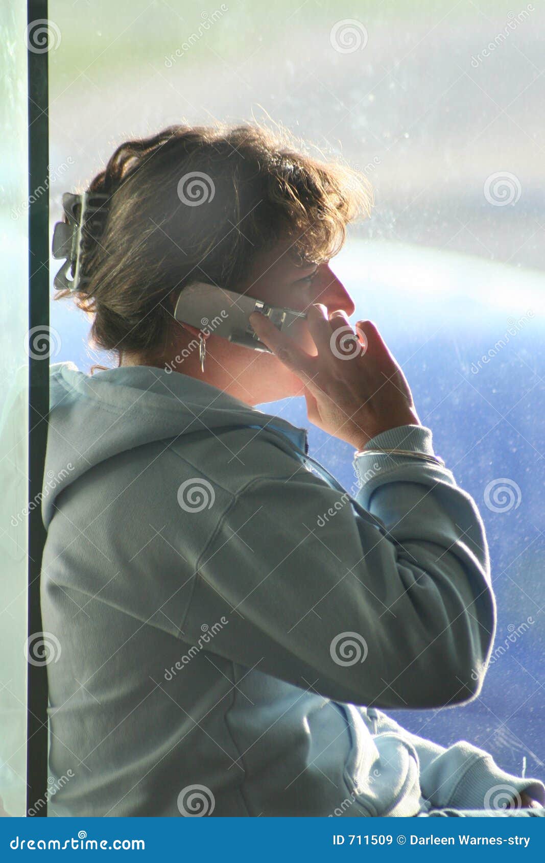 Maintain Contact stock image. Image of student, blonde 711509