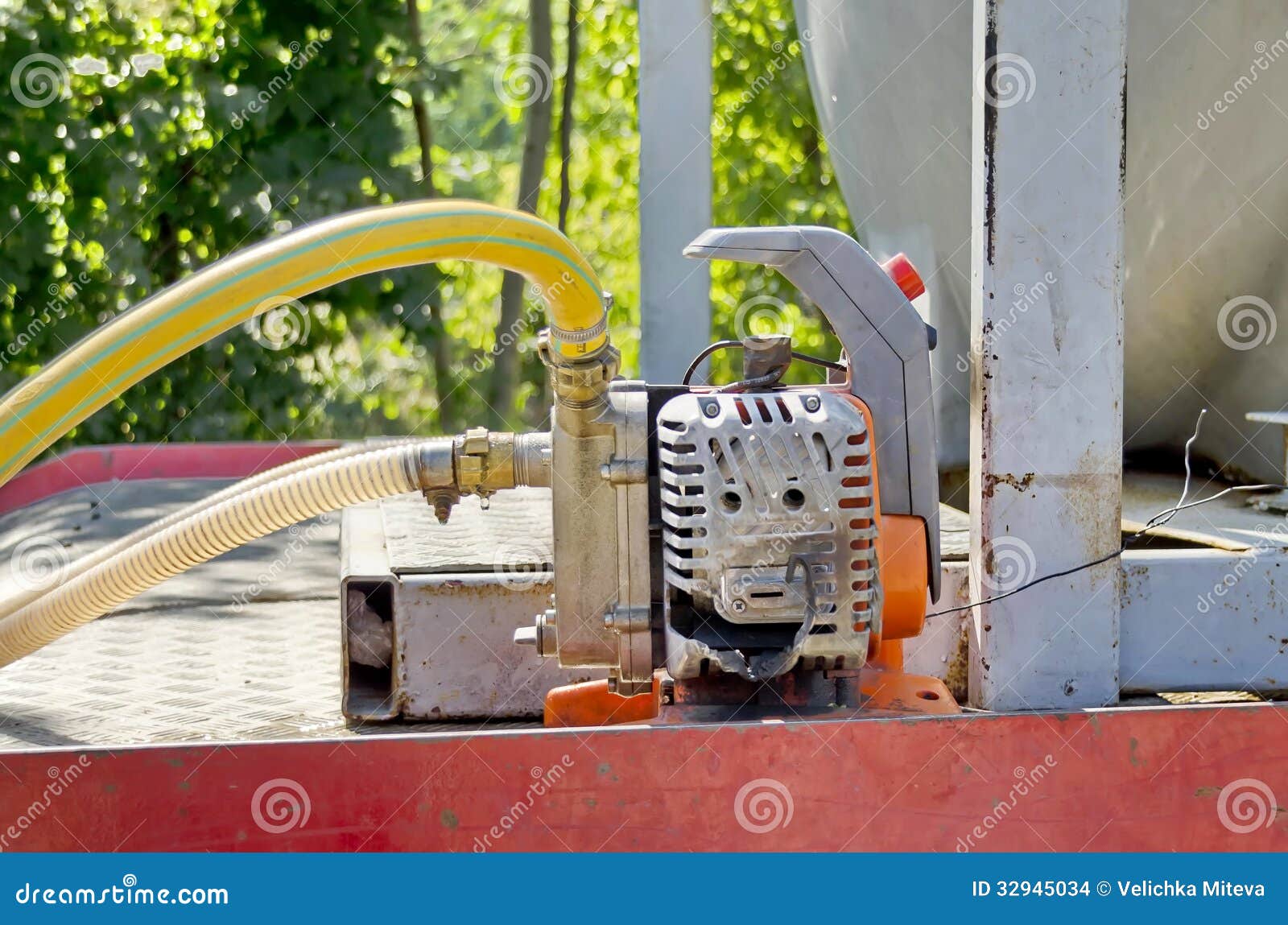 Maintenance of Flowers Area Stock Photo Image of drop, grass 32945034