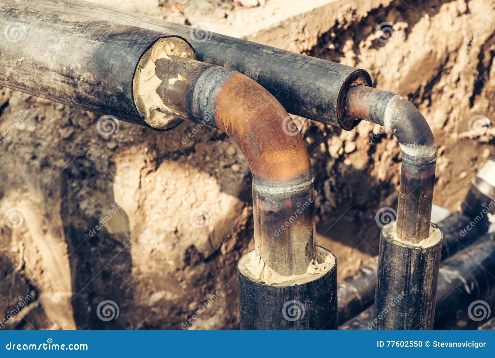 Reconstruction Maintenance A Stack Black PVC Sewer Pipes For Drainage