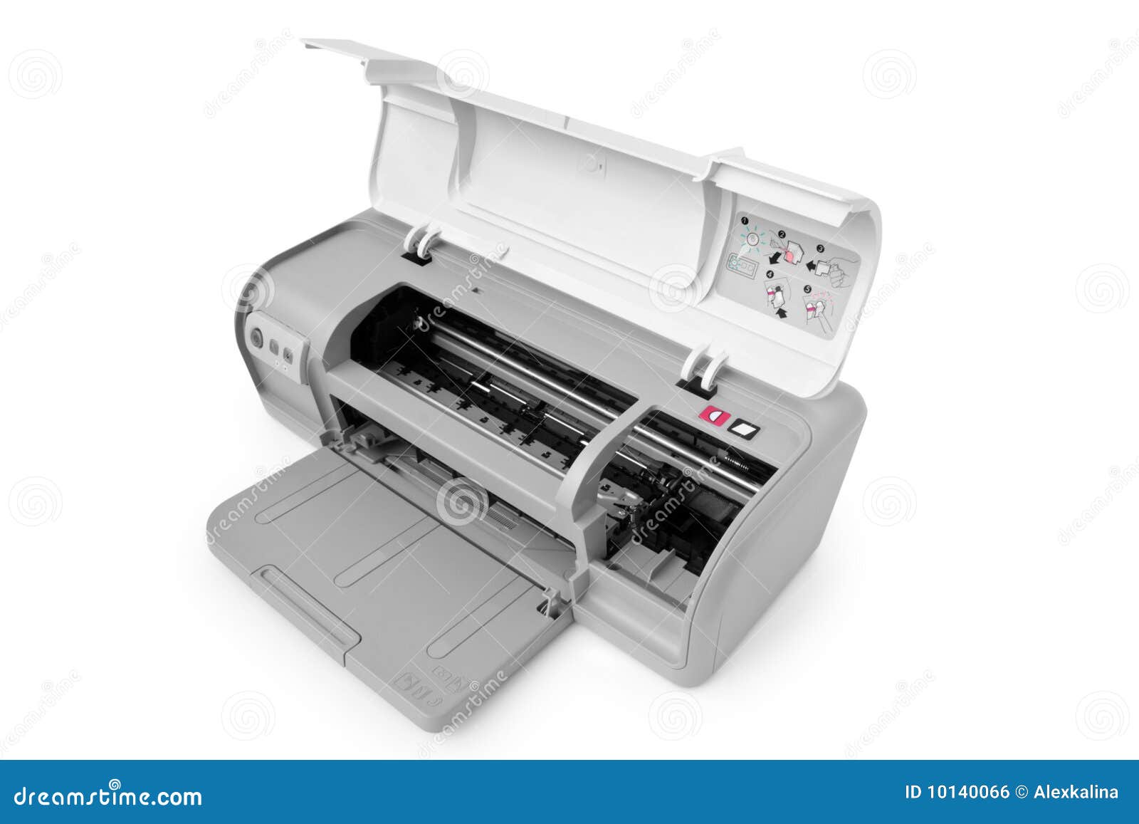 Maintenance of Inkjet Printer Stock Photo Image of bubble, isolated