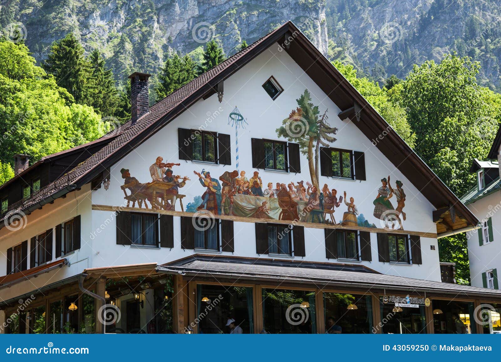 Maison De Bavière Dans Schwangau Photo stock - Image du ...