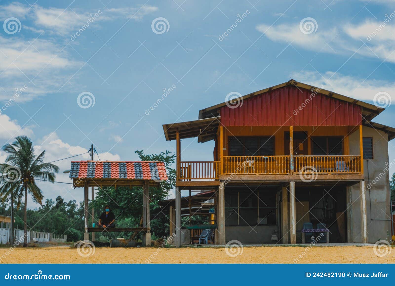 Maison de village à pulau ansérail kuala dungun terengganu malaisie