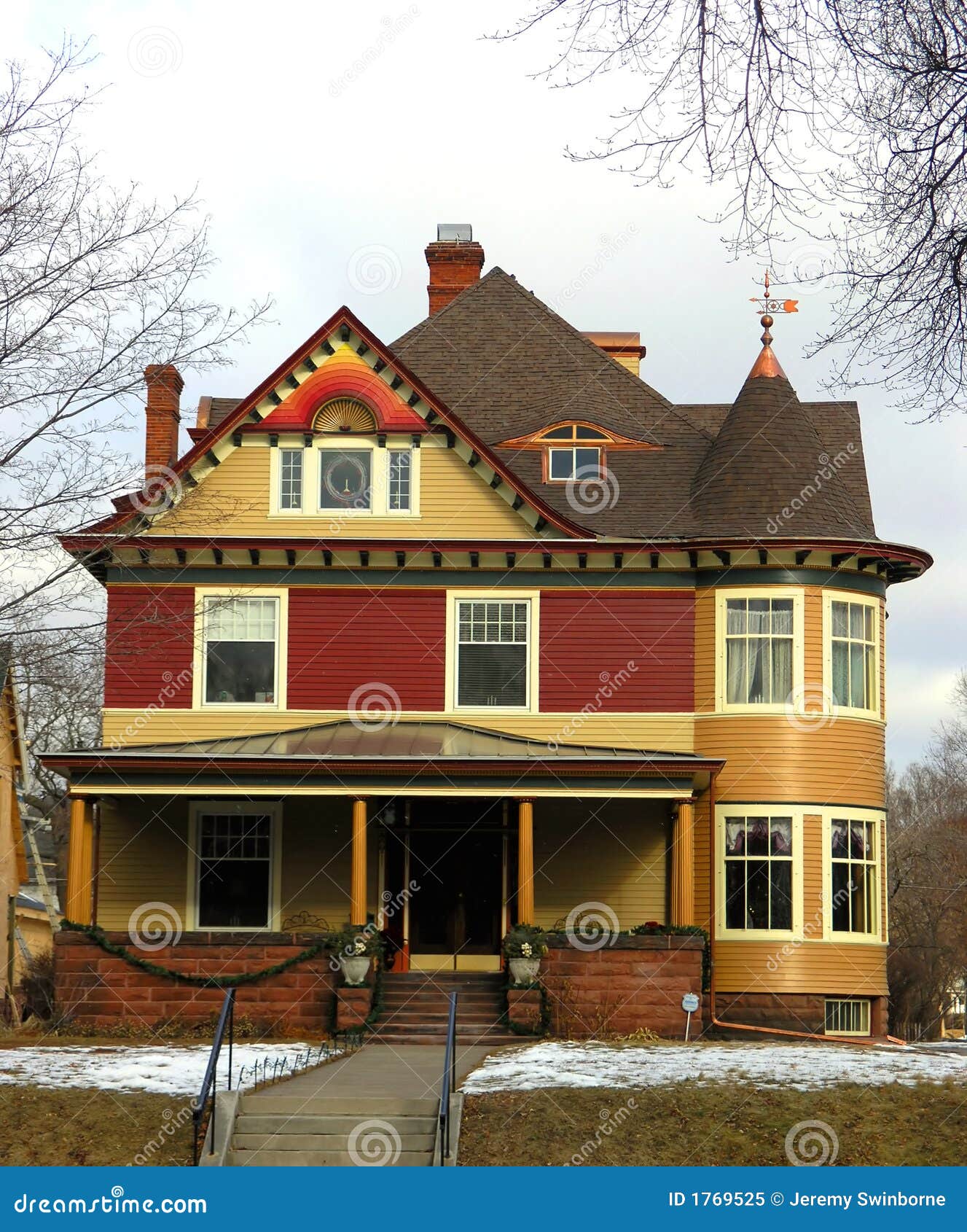 Maison victorienne image stock. Image du home, architecture 1769525