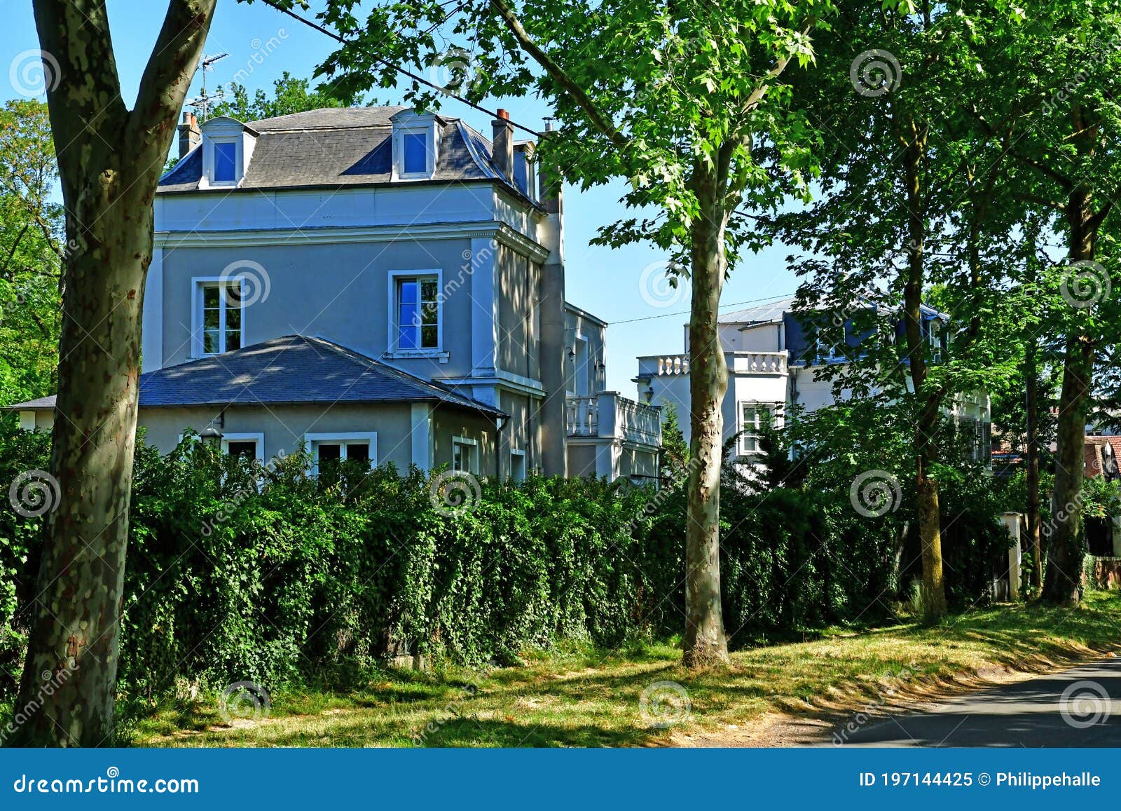 Maisons Laffitte; France May 30 2020 Castle District Editorial