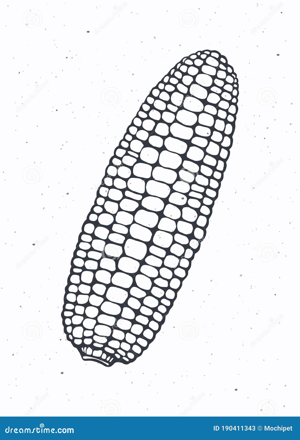 Ear Of Corn Clip Art Black And White