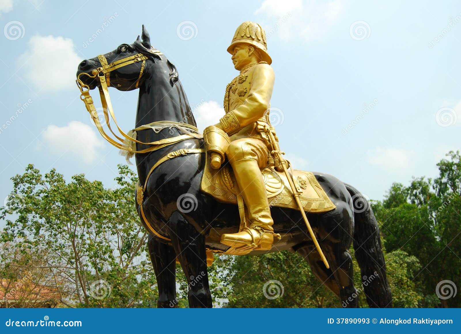 Majestata królewiątko Chulalongkorn. Statua Majestatyczny królewiątko Chulalongkorn.