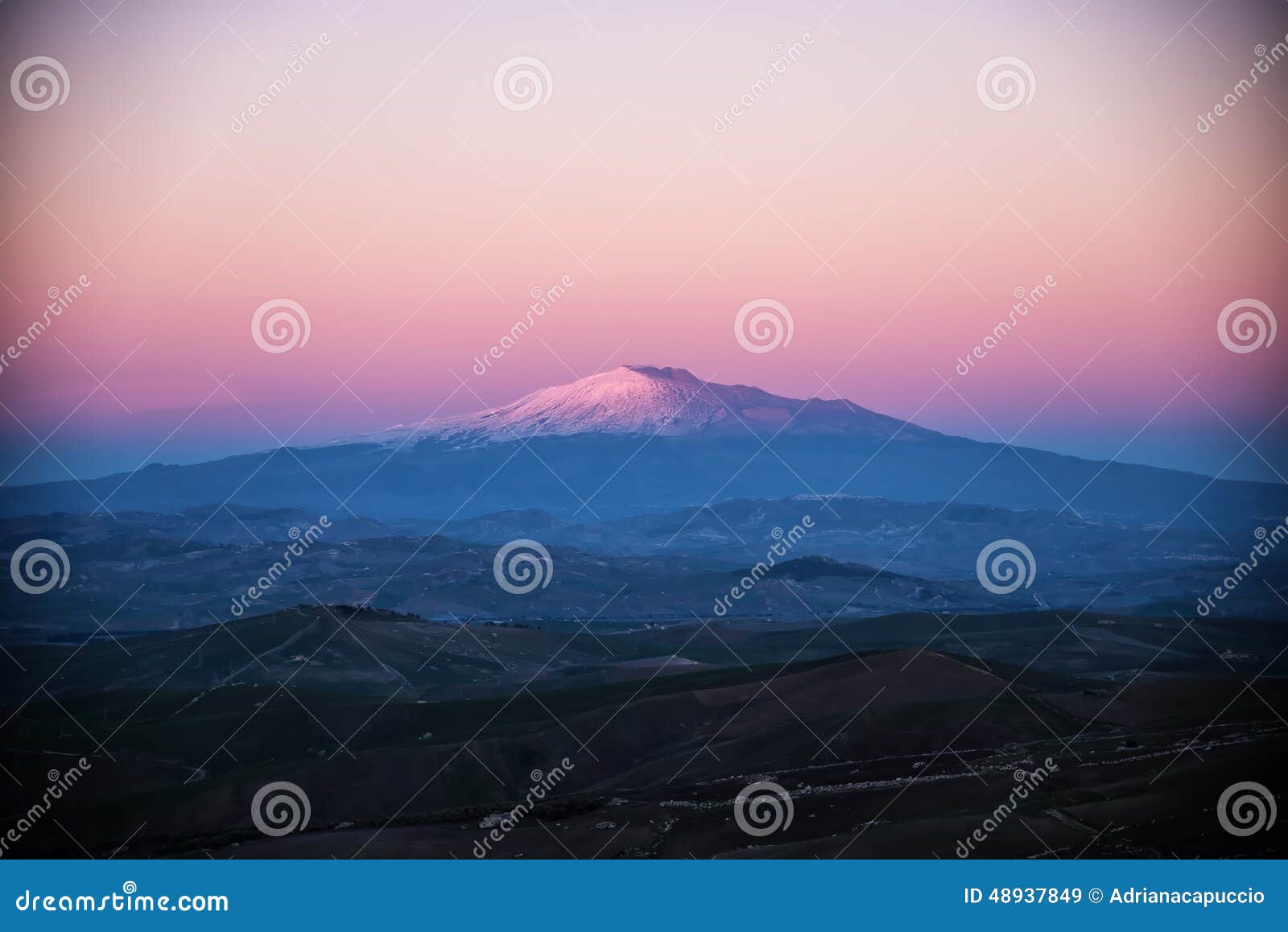 the majestic mount etna