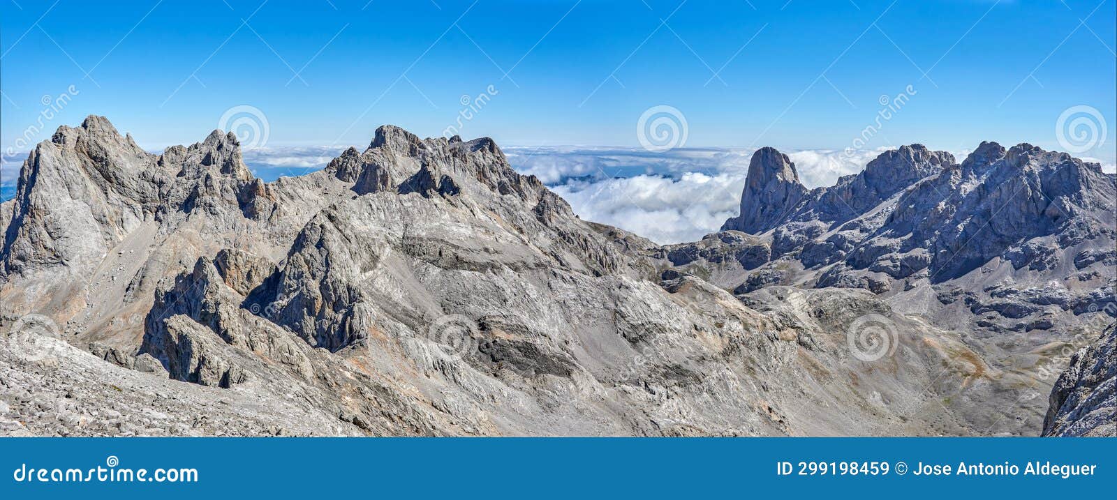 majestic view of the picos de europa national park.
