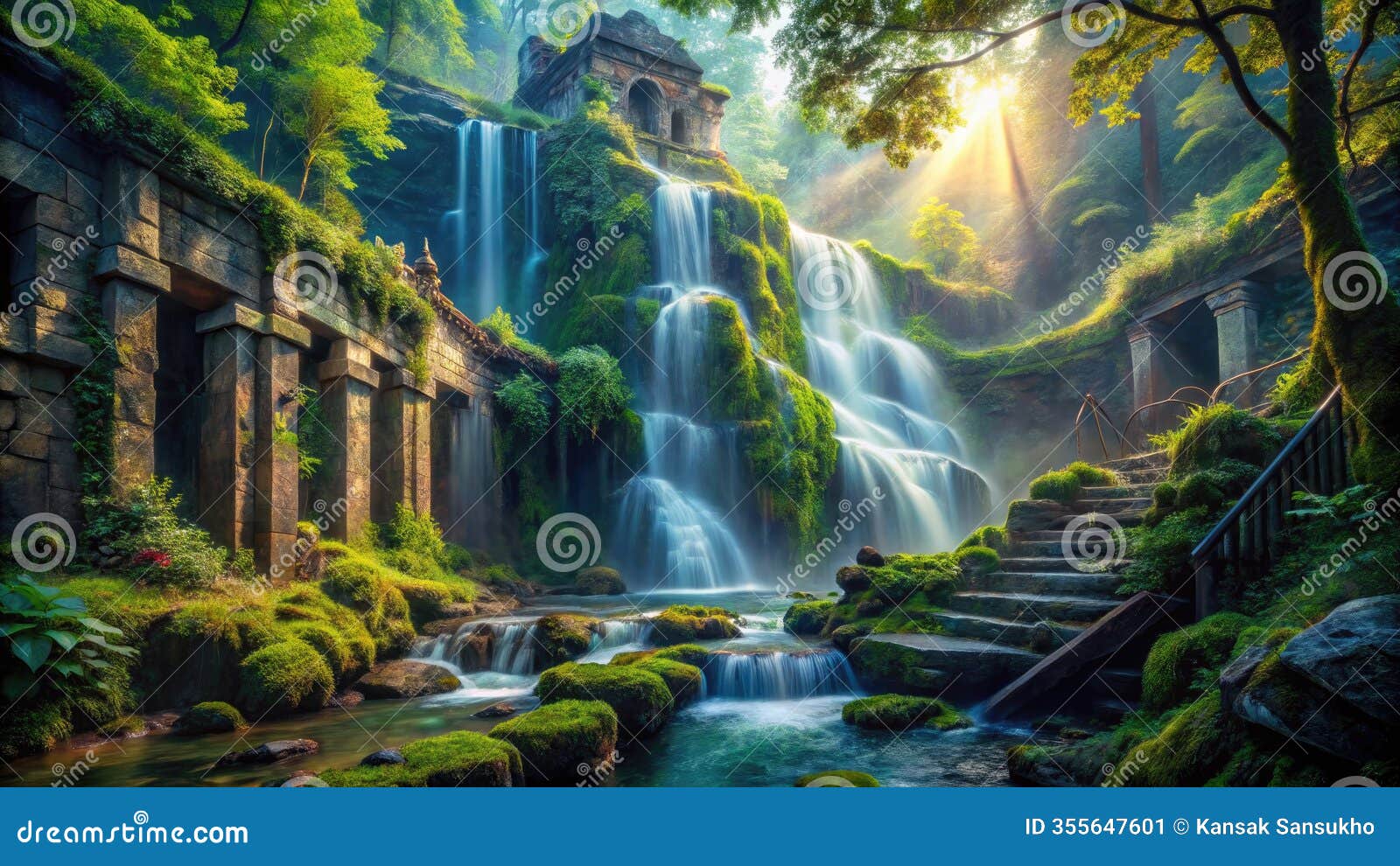 majestic waterfall unveiled a hidden gem in urban exploration captured in stunning 8k detail