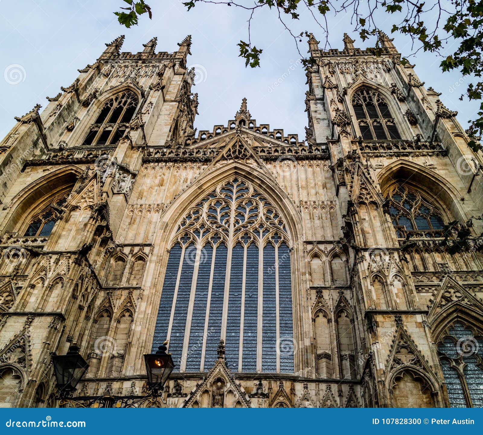 The Majestic York Minster From The Front Stock Photo Image