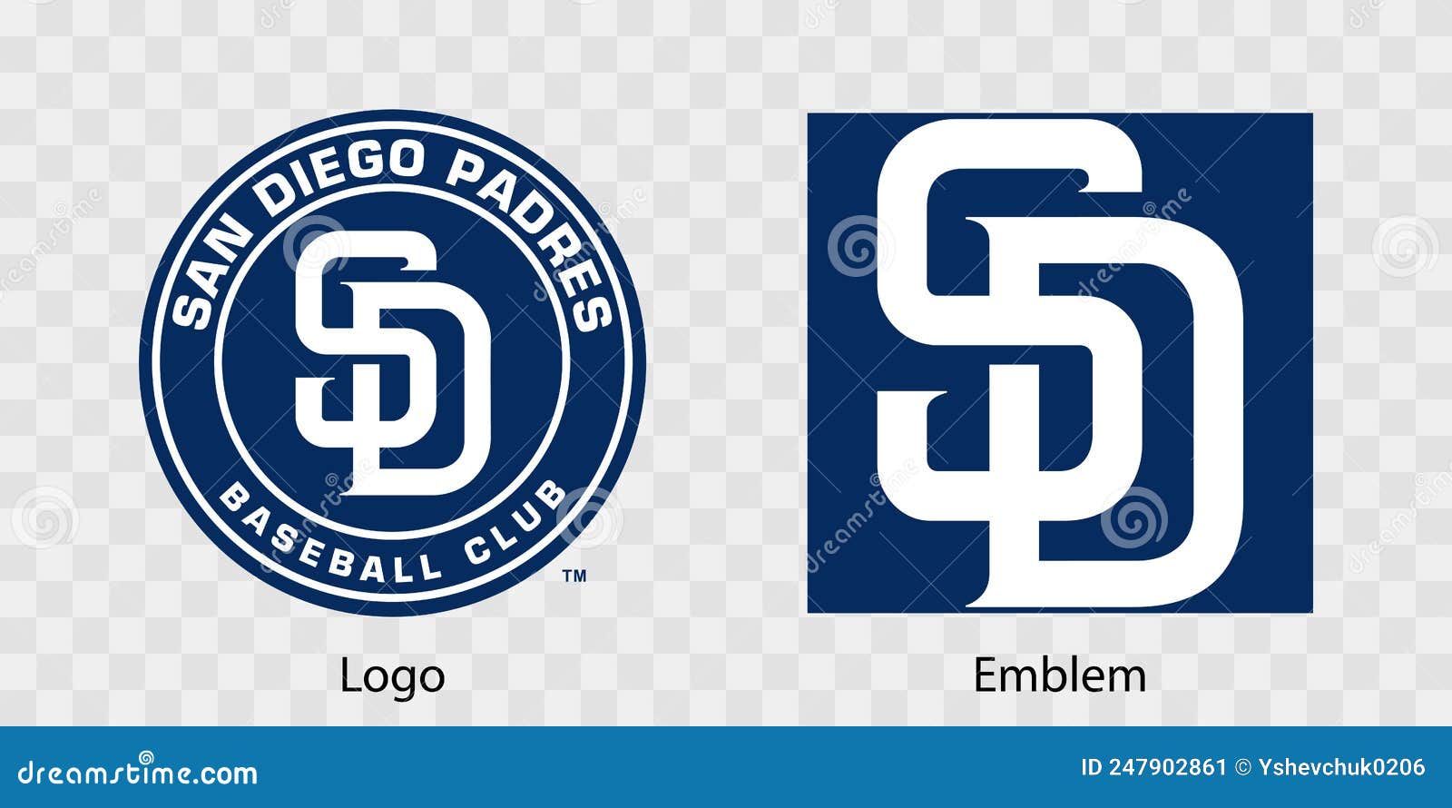 Passion Stickers  MLB San Diego Padres Logo Decals  Stickers of Major  League Baseball