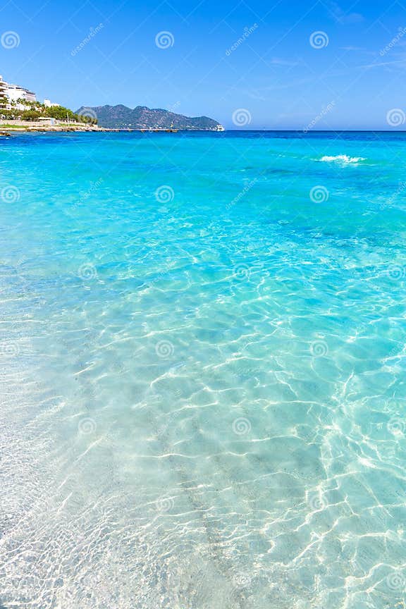 Majorca Cala Millor Beach Son Servera Mallorca Stock Photo - Image of ...