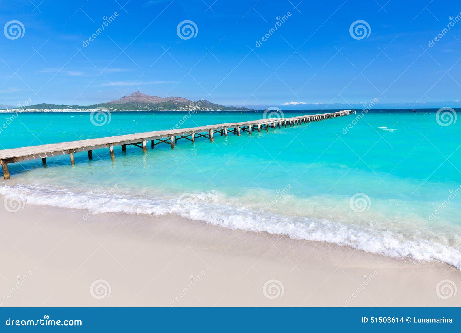 majorca platja de muro beach alcudia bay mallorca