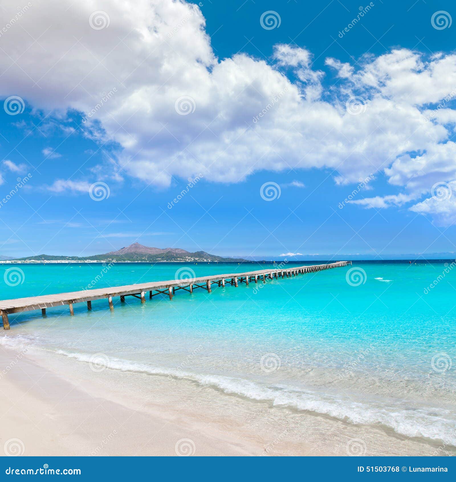 majorca platja de muro beach alcudia bay mallorca