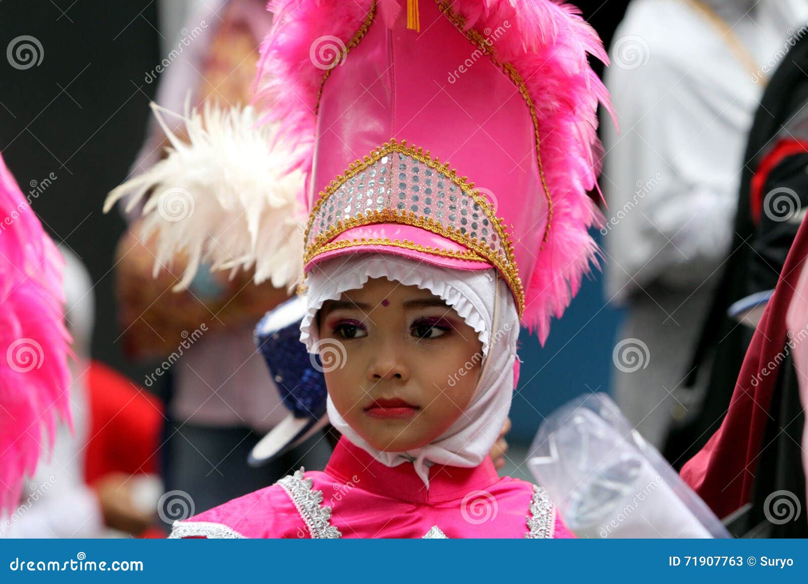 Majorette editorial stock photo. Image of band, indonesia 71907763