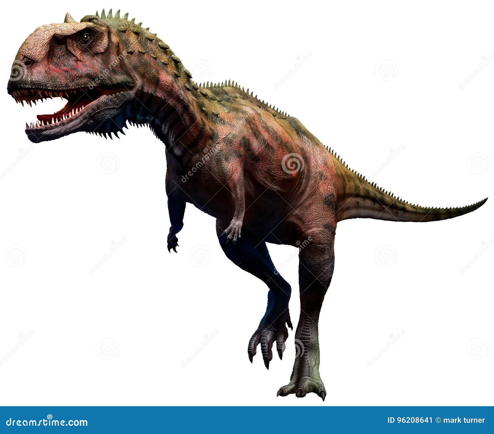 Majungasaurus de l'illustration crétacée de l'ère 3D