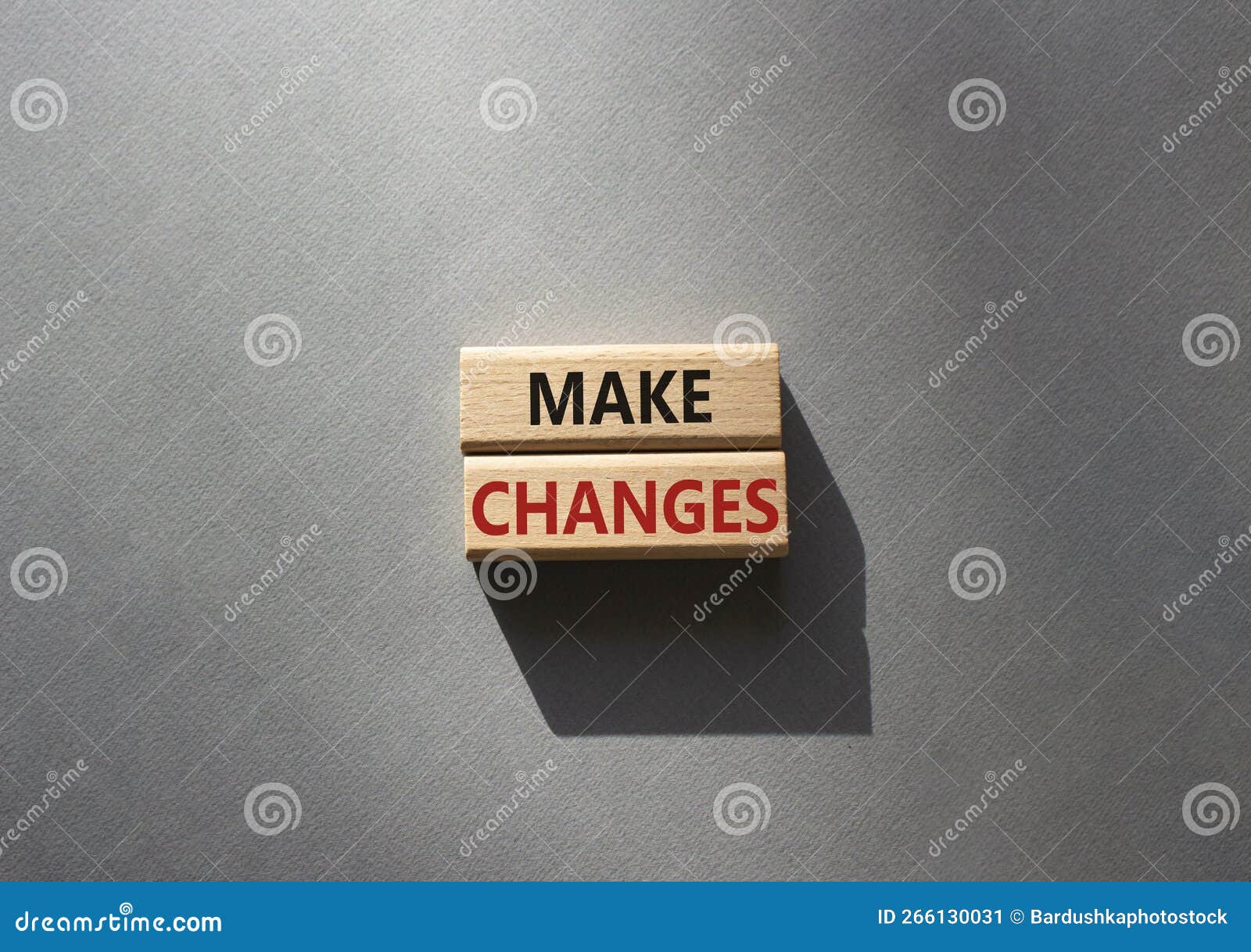 Make Changes Symbol Wooden Blocks with Words Make Changes Beautiful Make Changes Symbol Wooden Blocks with Words Make Changes Beautiful