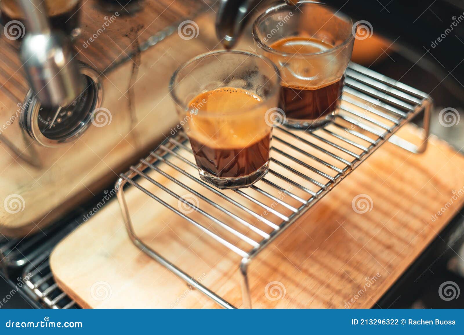 Make Coffee from the Machine at Home Stock Photo Image of business